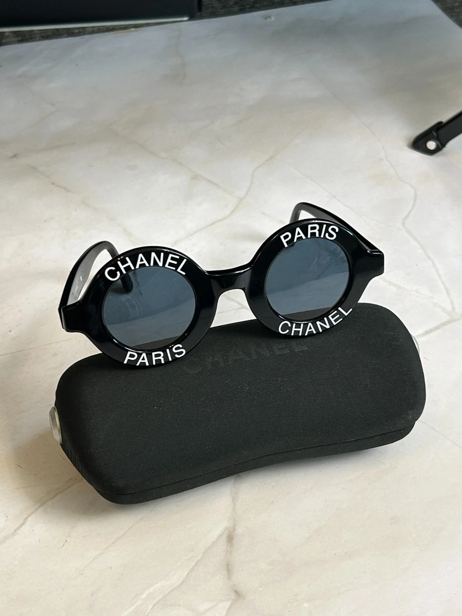 CHANEL White with Vintage Sunglasses for Women for sale | eBay