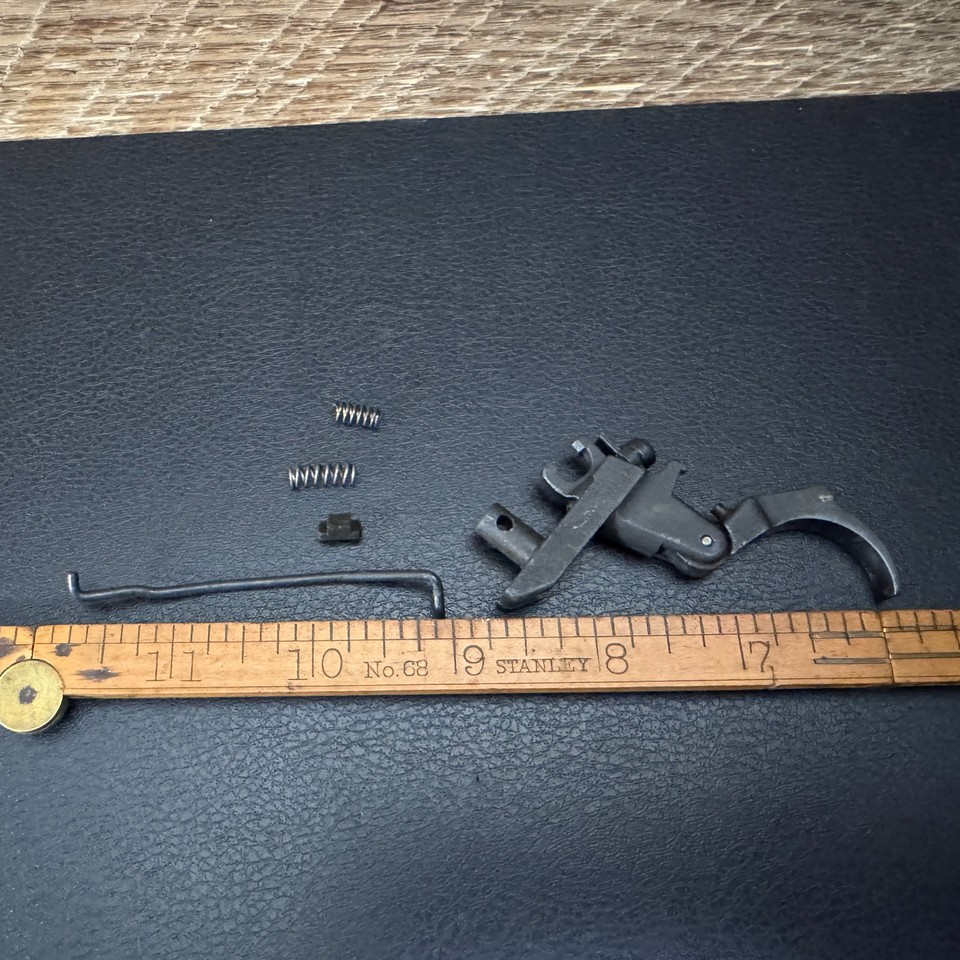 Ruger M77 Tang Safety Trigger Assembly Parts Set Blued Original