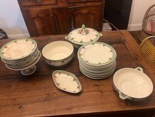 Service de table Art Déco - Boch Frères La Louvière style basque années 30