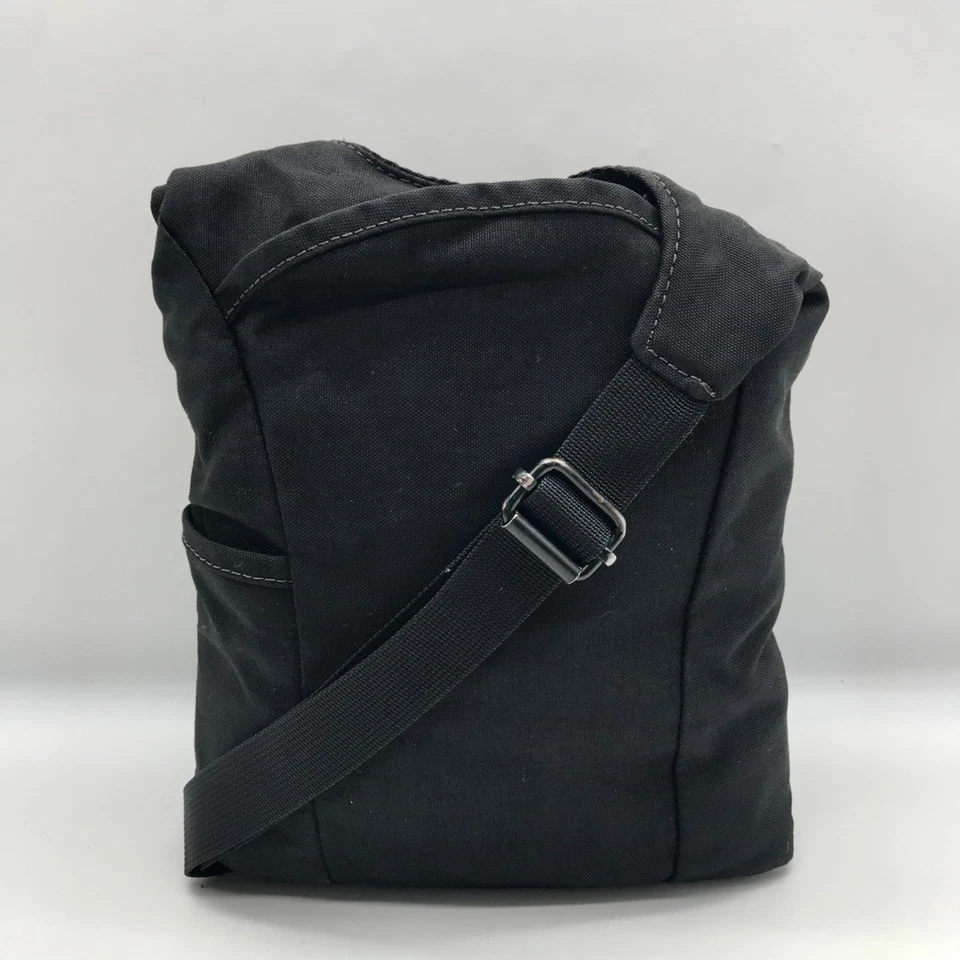 Bandolera Eagle Creek negra con doble cremallera Foto 2 de 4