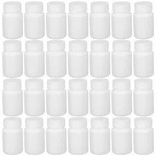 100 Pcs Small Pill Bottle Empty Medicine Bottles Airtight Container