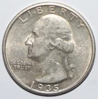 1935 Washington Quarter AU (L184)