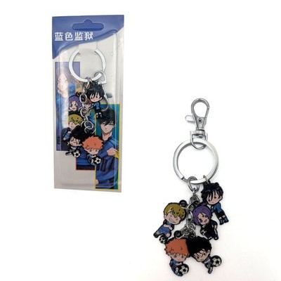 Blue Lock - Reo Baro Kunigami Raichi Rin 1'' Keychain 5 Pcs. Set NEW BlueLock
