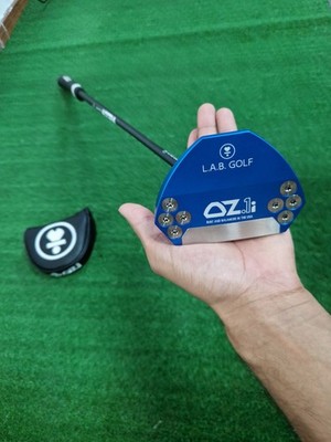 NEW L.A.B. Golf OZ.1i Putter Blue Black Mallet RH 35'' Lie Angle with Cover