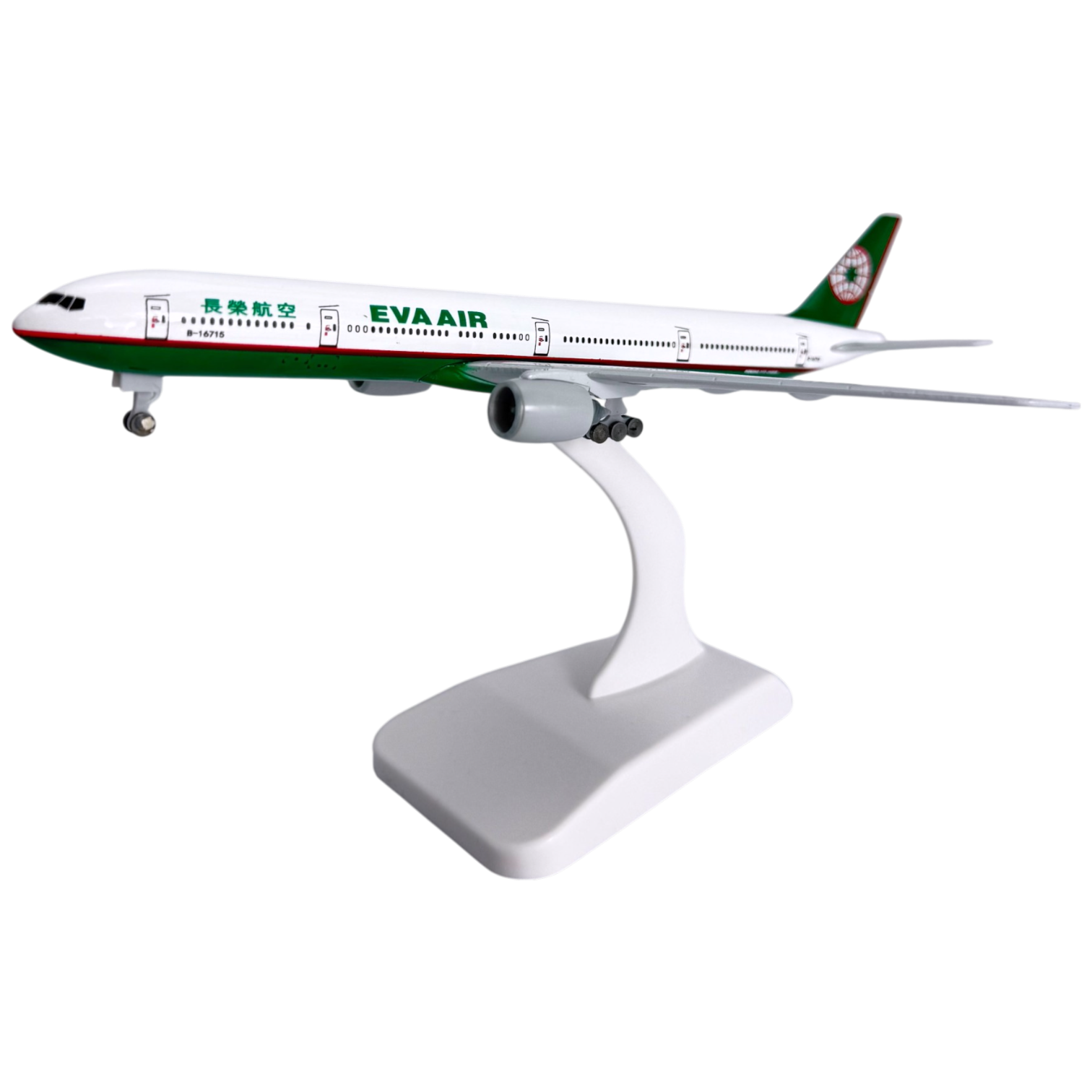 EVA Air Boeing 777 Diecast Metal Aircraft Model Plane Gift - 1/350 Scale