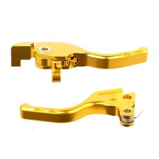 Motorcyle Adjustable Short Brake Clutch Lever Compatible with for Harley Gold