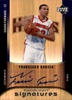 2005-06 Upper Deck Hardcourt #HS-FG Francisco Garcia Signatures