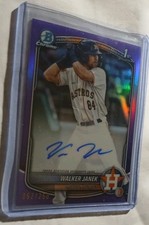2025 Bowman Chrome Prospects Walker Janek #BCP-15 Purple Refractor /250 (RC)