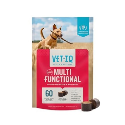 VetIQ 8-in-1 Multifunctional Dog Supplement for Hip, Joint, Immune & Skin Health