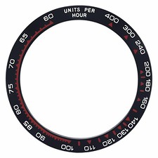 Ceramic Bezel Insert For Daytona 116568, 116598, 116519 Black With Red Font