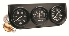 Autometer 2393 Auto Gage Gauge Console Oil Pressurewater Temperatureamp 2