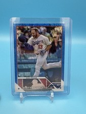 2023 Topps Update  Season Highlights Checklist Max Muncy #US179 Blue Foil /999