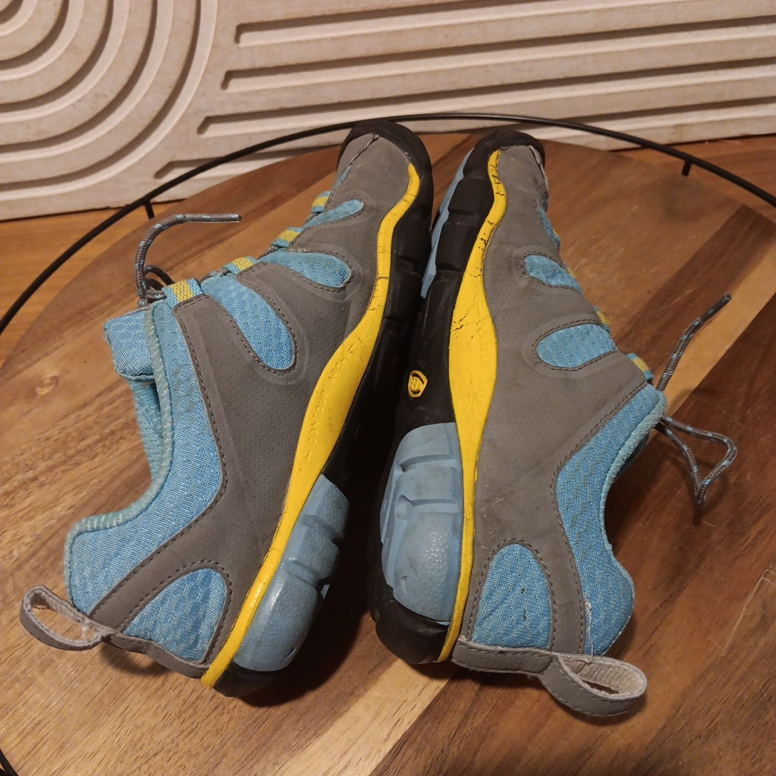 Scarpe da trekking Keen donna Haven CNX grigio blu atletica trail terreno taglia US 7