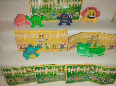 Lote  6 FIGURE KINDER SURPRISE EMOJOY MUSICAL SE790D ARGENTINA/ Ecuador