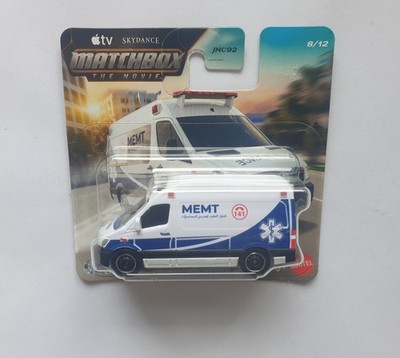 2024 Mercedes Sprinter Ambulance metal Base* Matchbox 8/12 Movie Skydance 1:64