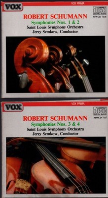 Schumann - Symphonies Nos. 1,2,3,4  - Semkow - 2 JAPAN CDs