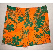 Vintage Polo Sport Ralph Lauren Men's XL Swim Trunks Tropical Hibiscus Floral