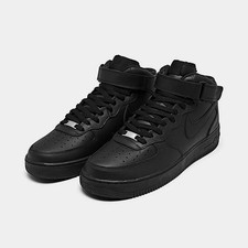 AF1 Mid '07 All Triple Black Blackout Retro Classic Size US 7-12 MEN