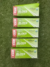 CLIF BLOKS - Salted Watermelon Flavor with 2X Sodium - Energy Chews (5 Pack)