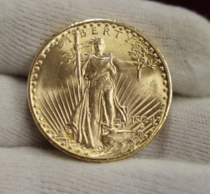 1924 US $20 Saint Gaudens Gold Piece Double Eagle Unc