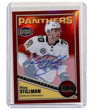 2019-20 Red Rainbow Auto Riley Stillman RC Auto Florida Panthers #R-58
