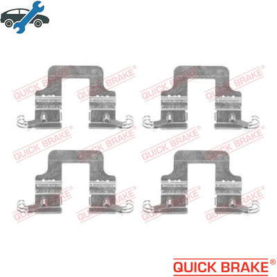 ACCESSORY KIT DISC BRAKE PAD 109-1766 FOR AUDI A7/Sportback A6/C7 Q7 Q5/Van 3.0L
