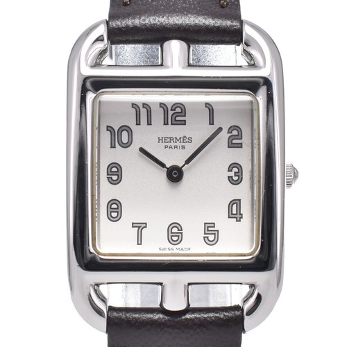 HERMES Cape Cod CC1.210 Silver Dial Quartz Ladies Watch Q#149176