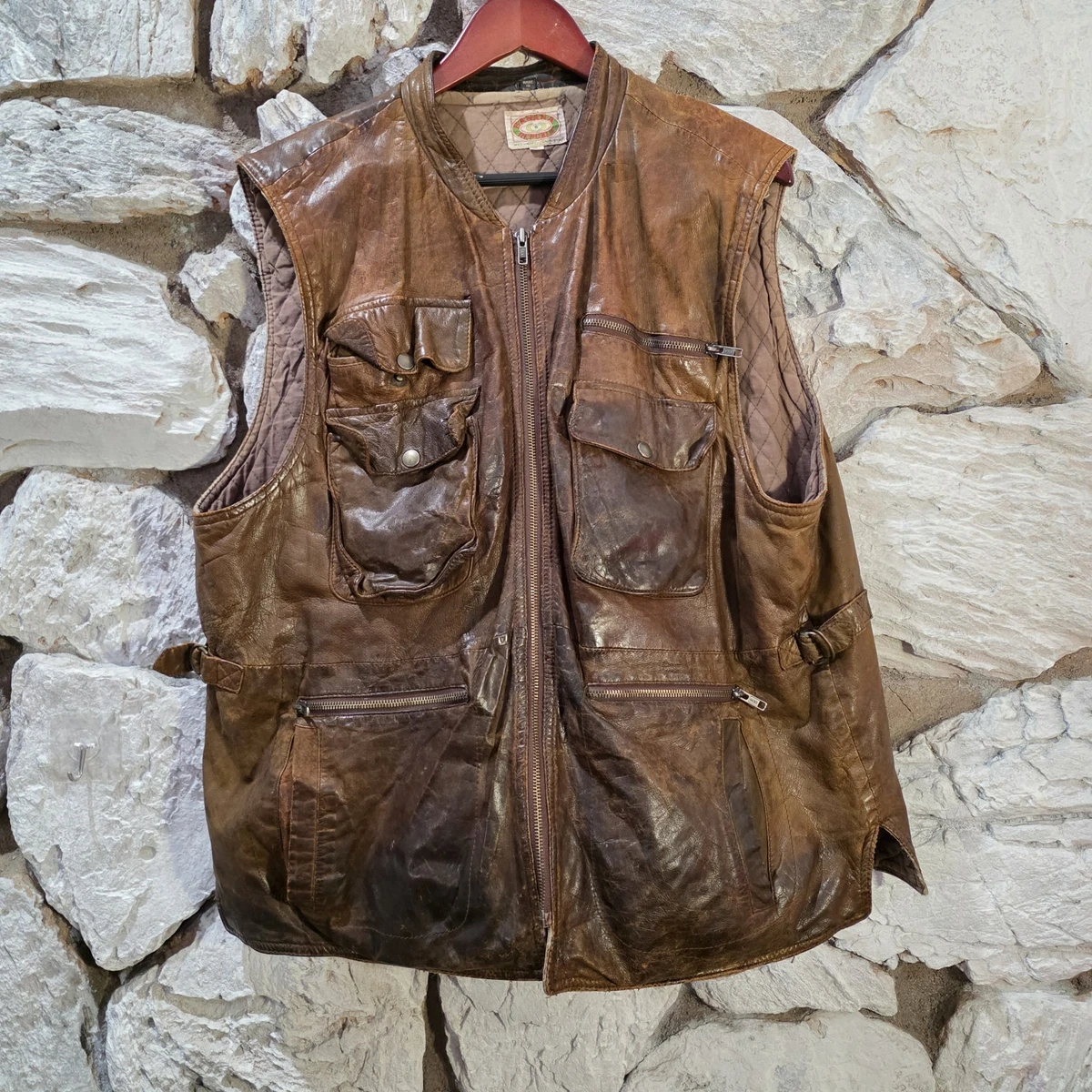 ジャケット・アウター BANANA REPUBLIC Leather Vest vintage banana republic vest products for sale | eBay