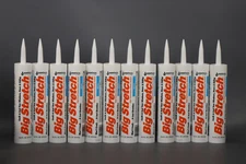 Sashco Big Stretch Acrylic Latex High Performance Caulking Sealant (Pack of 12)