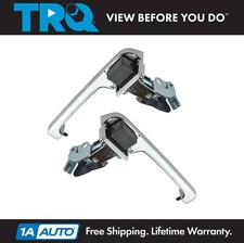 Trq Chrome Outside Exterior Door Handle Set For 80-96 Ford Truck