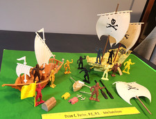 LARGE LOT OF MPC PIRATE BOATS AND ACCESSORIES...........