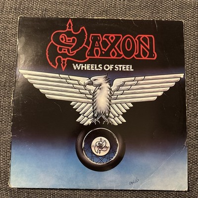 Saxon Wheels of Steel LP Album Vinyl Record 1980 Cal 115 Carrere
