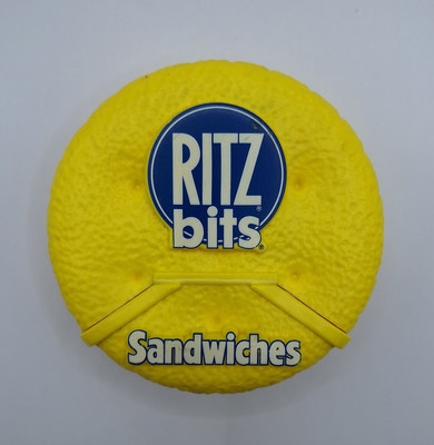 Nabisco RITZ BITS Cracker Container Mini Snack Box 1991