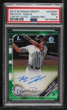 2019 Bowman Draft Green Refractor 61/99 Michael Toglia PSA 9 MINT Auto 1u4