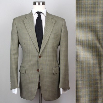 CORTEFIEL Men s Jacket Blazer Sportcoat 42R Houndstooth 100%wool E081170