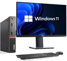 Lenovo Tiny M-Series AMD Ryzen 3 2200GE 16GB Ram 256GB SSD 22" LED Wi-Fi Win 11