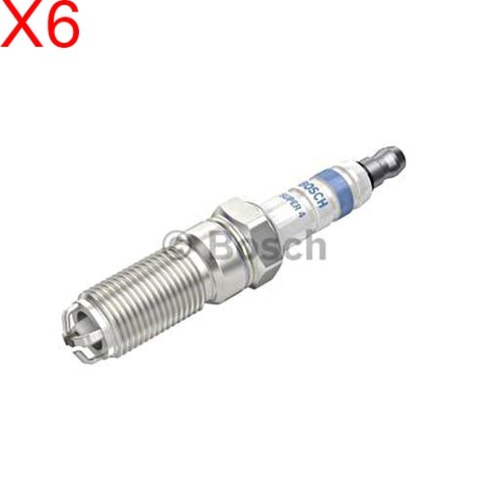 BOSCH Spark Plug x6 Petrol For FORD Morgan VAUXHALL VOLVO 1.0-3.2L 1992-
