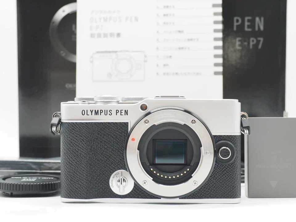 Appareil photo numérique Olympus Pen E-P7 20,3 mégapixels argent 556 photos a... - Photo 1/4