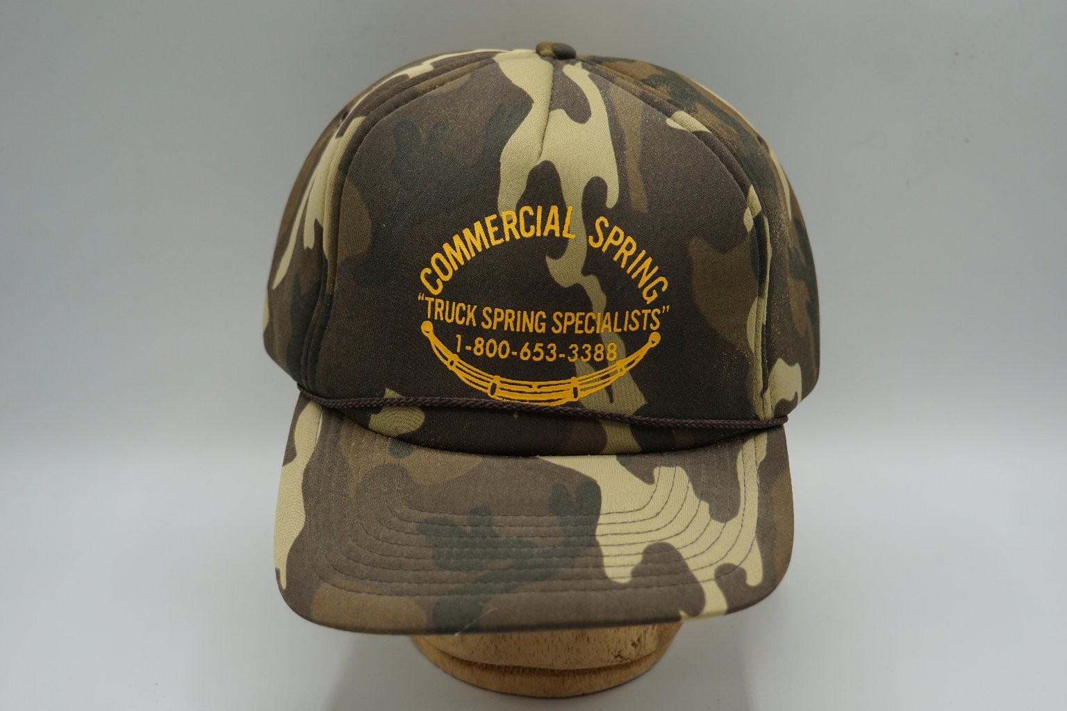 Trucker Hat Adjustable Camouflage Commercial Spri… - image 1