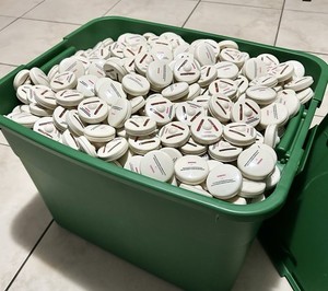 Lot Of 100 Security Ink Clothing Tags Anti-Theft Pins for Retail Store Tested