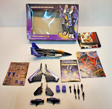 Vintage 1984 G1 Skywarp Transformers Complete with Box & Full Decal Sheet