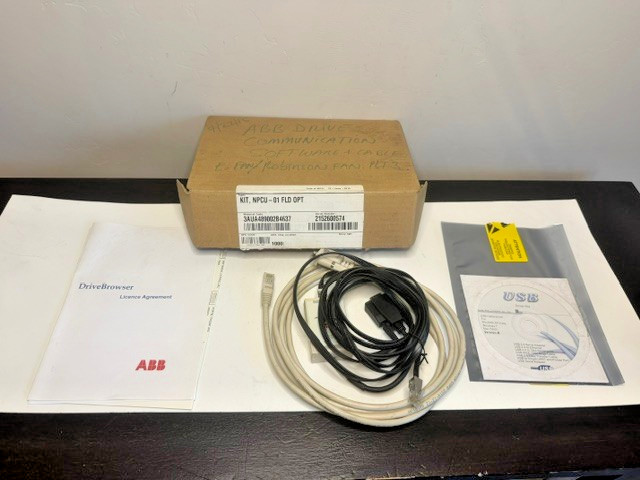 ABB NPCU-01 DRIVE COMMUNICATION TO PC 3AUA489002B4637