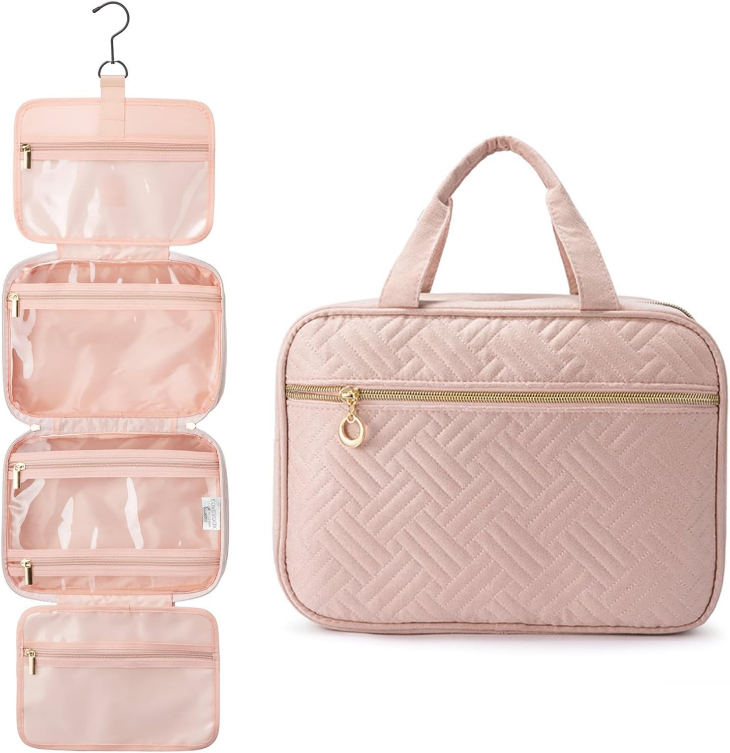 Video su Qual è Set da viaggio personalizzato 4-Piece borsa per cosmetici trasparente in PVC impermeabile per lavaggio e toiletta