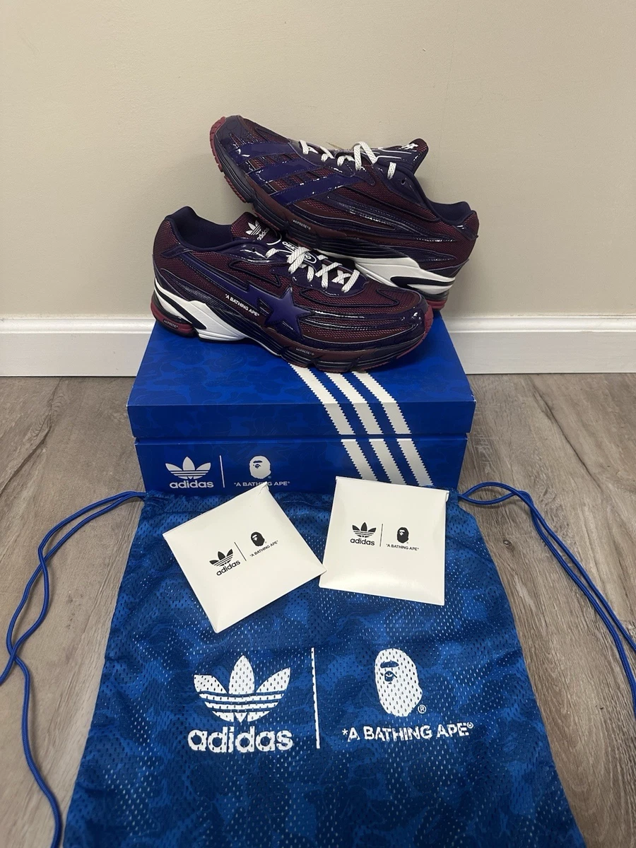 BAPE x adidas Orketro Dark Purple for Sale | Authenticity