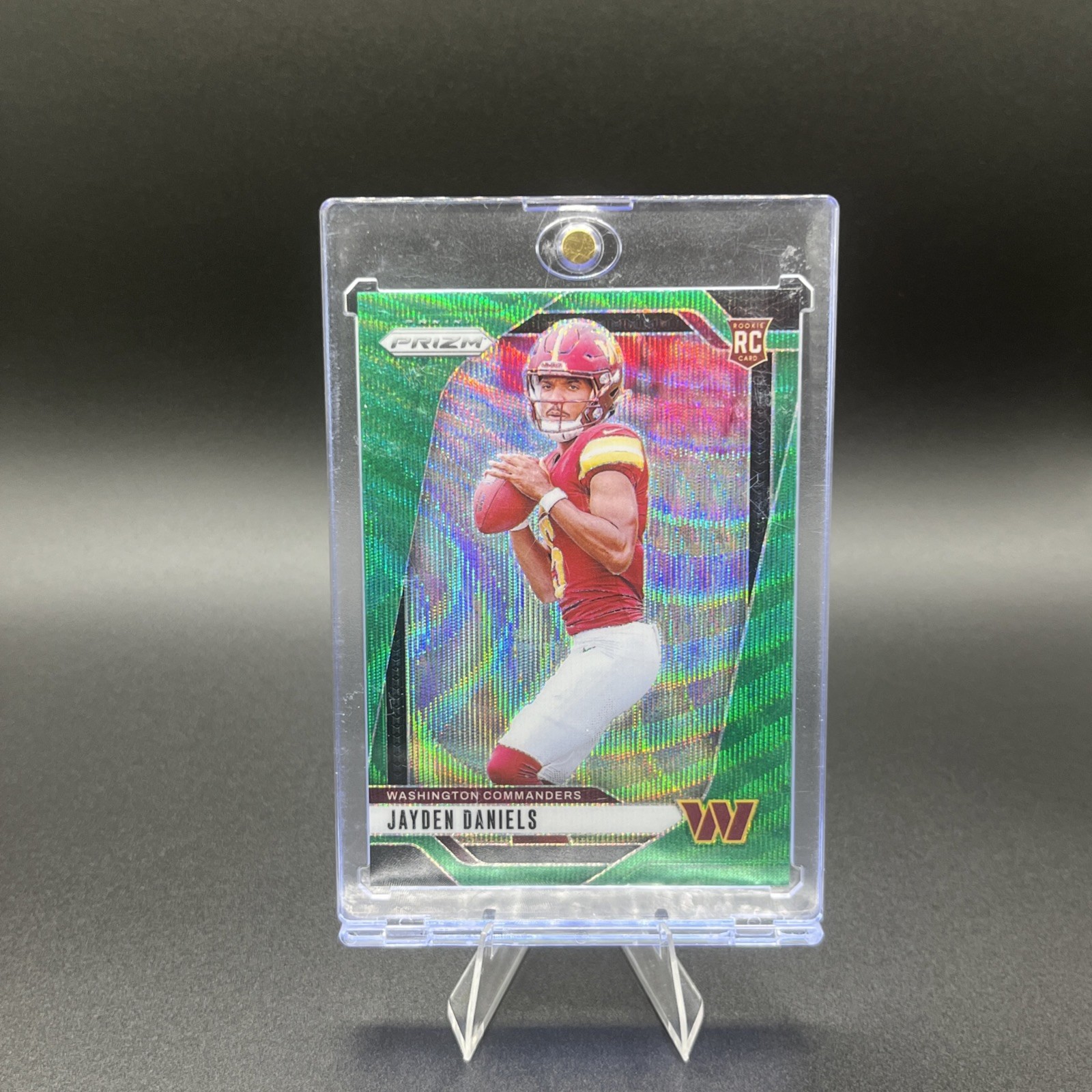 2024 Panini Prizm Jayden Daniels Rookie Green Wave #347 🍀