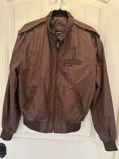 Vintage Members Only By Europe Craft Jacket Brown Nylon 80s