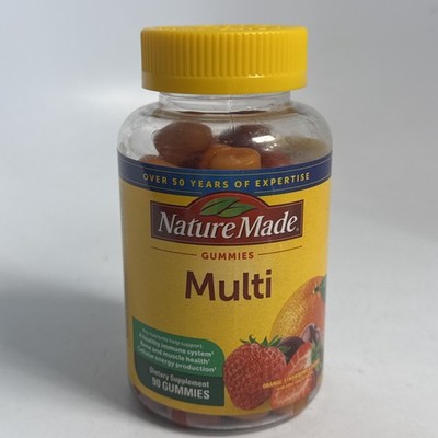 New Nature Made Multi Gummies for Adult Nutritional 90 Ct Exp 11/2026 Sealed
