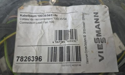 VIESSMANN 7826396 Kabelbaum 100/35/54/Erde Neu