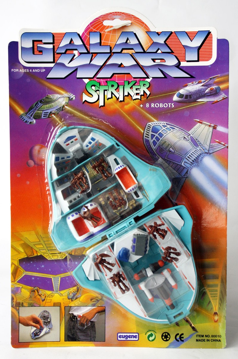 RARE VINTAGE 90'S GALAXY WAR STRIKER SPACE ROBOTS EUGENE HINSTAR