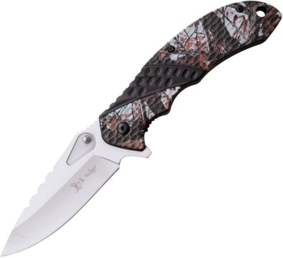 Elk Ridge Linerlock Assisted Folding Knife 3½'' 3Cr13 Steel Blade Aluminum Handle